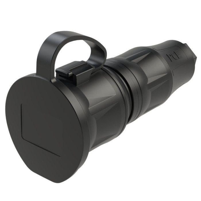 25731-ssc Розетка переносна 3х16А (schuko safety) з LED IP54 TopTaurus2, чорний