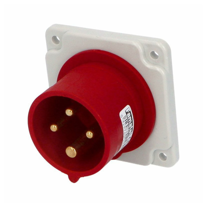 13370 Штекер врізний 4x16A 6h IP54