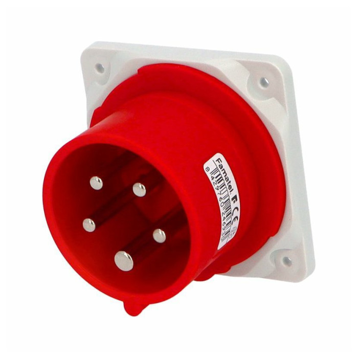 13371 Штекер врізний 5x16A 6h IP54