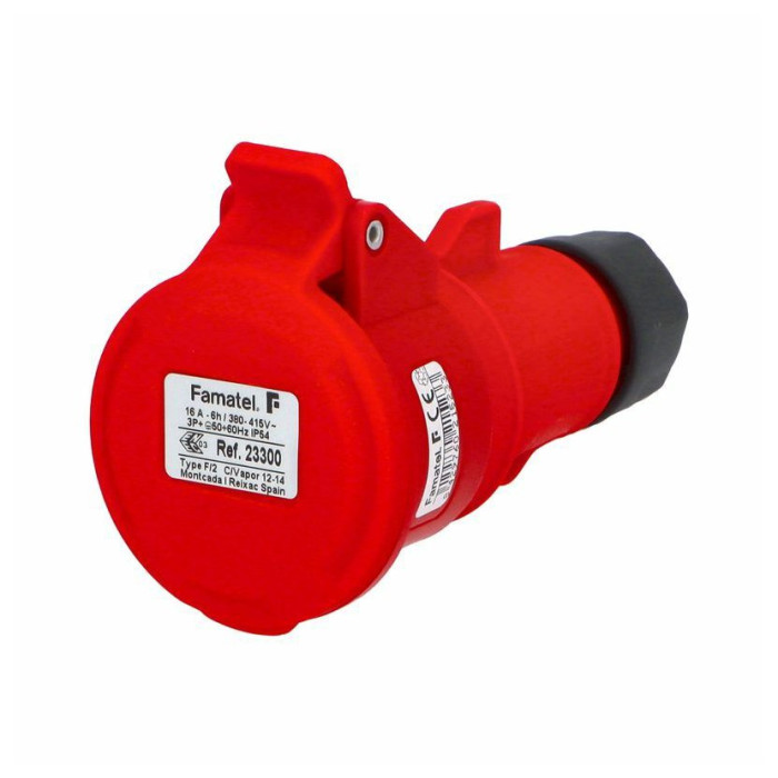 23300 Розетка переносна 4x16A 6h IP54