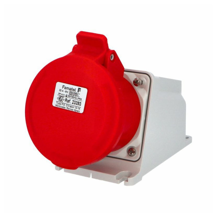 23393 Розетка настінна 5x32A 6h IP54