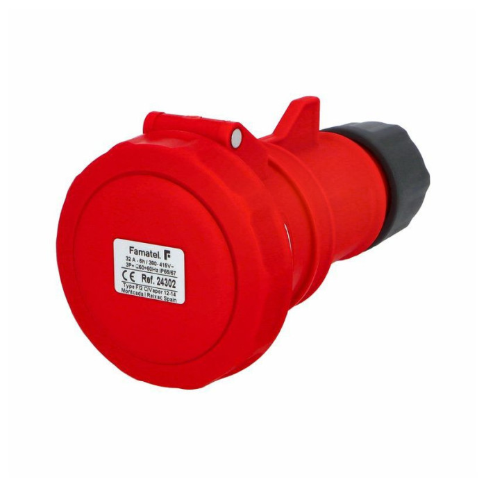 24302 Розетка переносна 4x32A 6h IP67