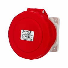 24373 Розетка врізна пряма 5x32A 6h IP67