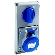 25044 Розетка CEE з відключенням 32А 5p 400V IP44