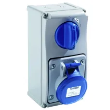 26008 Розетка CEE з відключенням 16А 3p 230V IP44