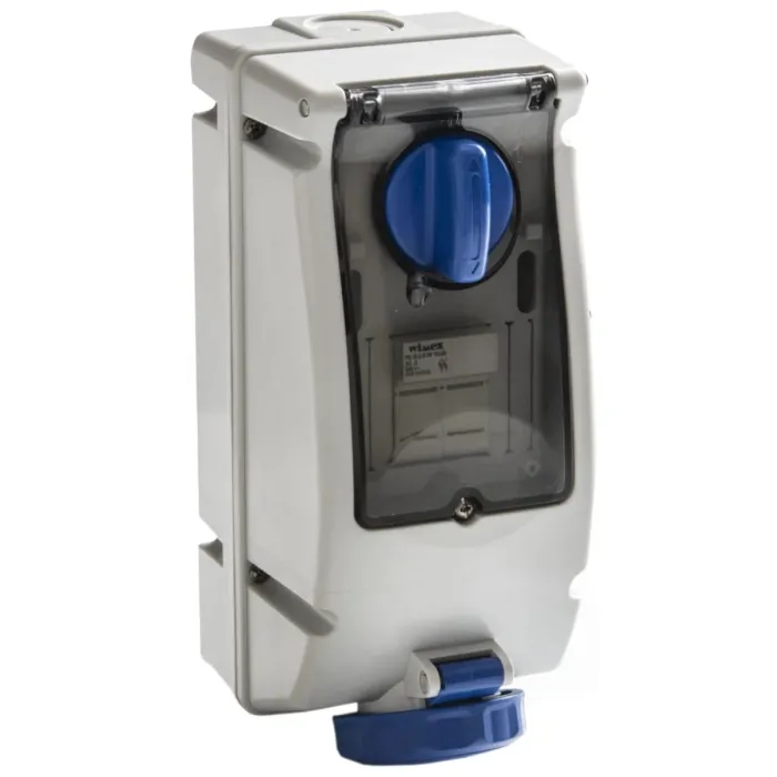 26506 Розетка CEE з відключенням 16А 4p 400V IP67