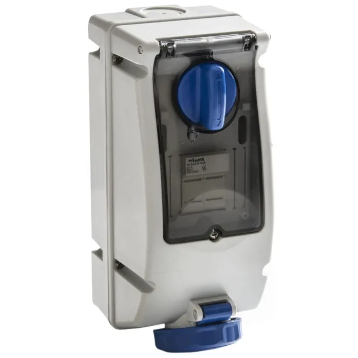 26507 Розетка CEE з відключенням 16А 5p 400V IP67