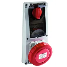 25333 Розетка CEE з відключенням 63А 3p 230V IP67