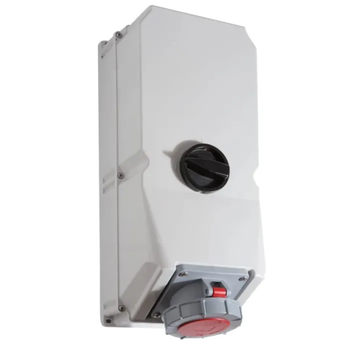 25155 Розетка CEE з відключенням 63А 3p 230V IP67