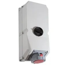 25160 Розетка CEE з відключенням 63А 5p 400V IP67