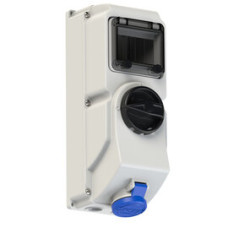 7613-6 Розетка CEE з відключенням DIN 16A 3p 6h IP44/IP54