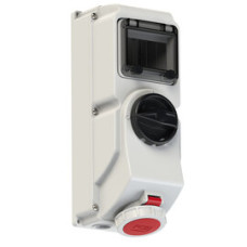 76142-6 Розетка CEE з відключенням DIN 16A 4p 6h IP66/IP67