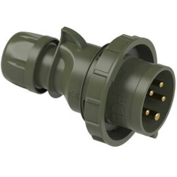 0252-6.u Штекер CEE 32A 5P 6h IP67