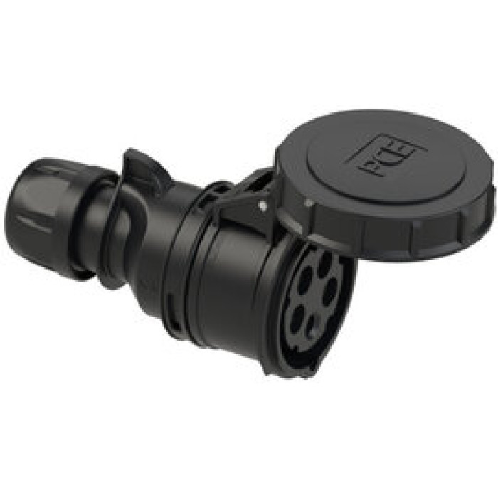 2152-6x Розетка CEE 16A 5p 6h IP67 чорна