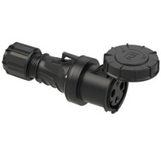 233-6xs Розетка CEE 63A 3p 6h IP67 чорна