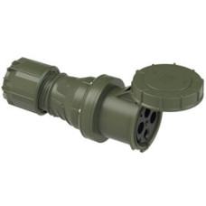 244-6.u Розетка CEE 125A 4p 6h IP67 бронзово-зелена