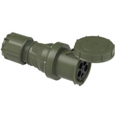 245-6.u Розетка CEE 125A 5p 6h IP67 бронзово-зелена