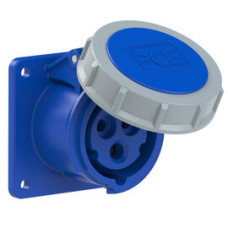 3132-6ttf70 Розетка CEE врізна пряма (70x70мм) 16A 3p 6h IP67
