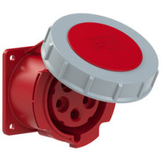 3252-6tt Розетка CEE врізна пряма (75x75мм) 32A 5p 6h IP67