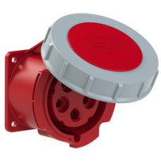 3252-6ttf70 Розетка CEE врізна пряма (70x70мм) 32A 5p 6h IP67