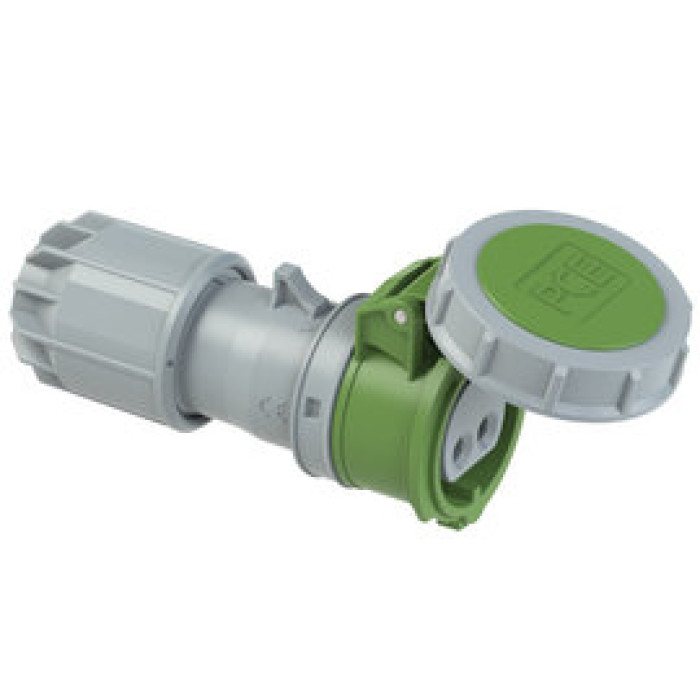 2922-4v Розетка CEE 32A 2p 24/42В AC 100-200Гц IP67