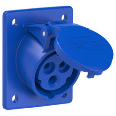 413-6tt Розетка CEE врізна похила (70x85мм) 16A 3p 6h IP44/IP54