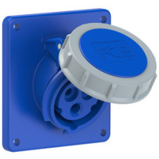 4132-6tt Розетка CEE врізна похила (92x100мм) 16A 3p 6h IP67