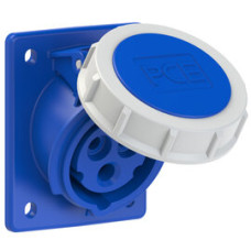 4132-6f78 Розетка CEE врізна похила (70x85мм) 16A 3p 6h IP67