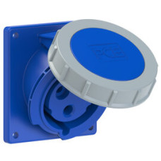 4232-6tt Розетка CEE врізна похила (92x100мм) 32A 3p 6h IP67