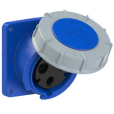 433-6fd Розетка CEE врізна похила (106x110) 63A 3p 6h IP67