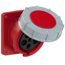 435-6fd Розетка CEE врізна похила (106x110) 63A 5p 6h IP67