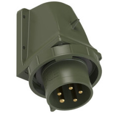 5252-6k.u Штекер настінний CEE 32A 5p 6h IP67 бронзово-зелений