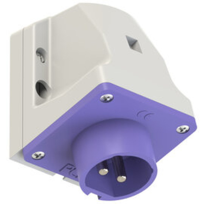 562v Вилка настінна CEE 16A 2p 24В AC 50/60Гц IP44