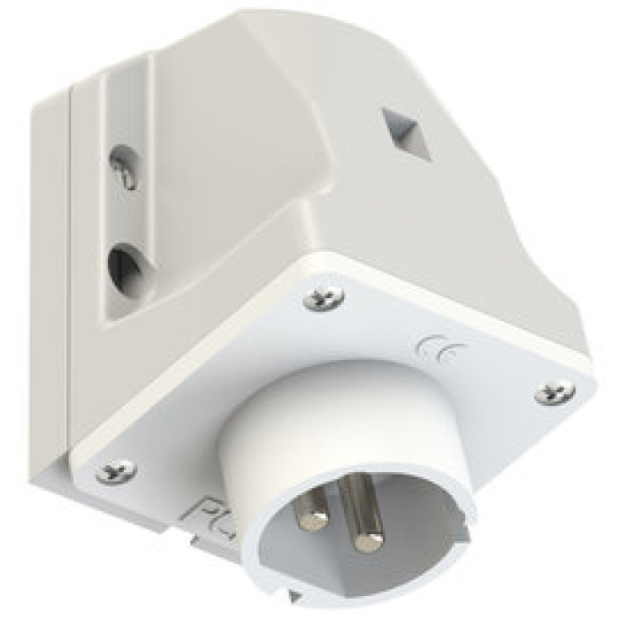 592-10v Вилка настінна CEE 32A 2p 24/42В DC IP44