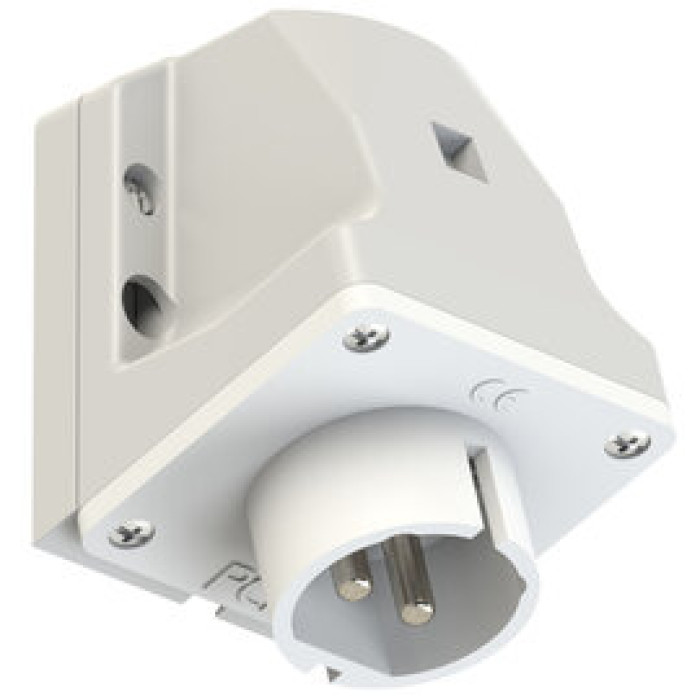 592-12v Вилка настінна CEE 32A 2p 42В AC 50/60Гц IP44