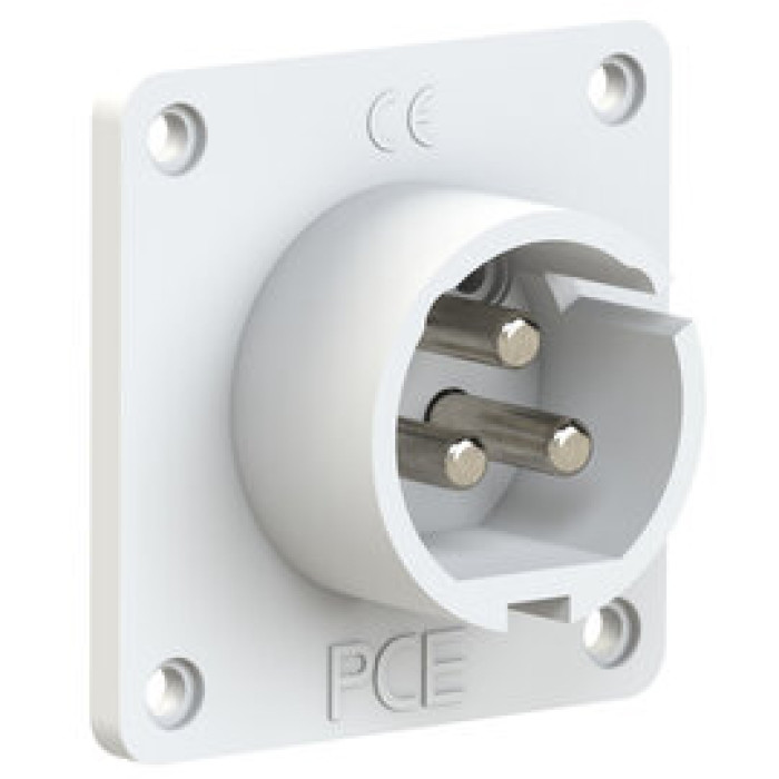 683-10v Вилка врізна CEE 70x70мм 16A 3p 24/42В DC IP44