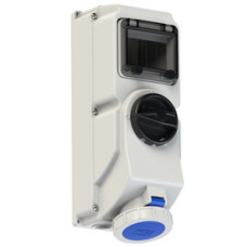 78232-6 Розетка CEE з відключенням DIN 32A 3p 6h IP66/IP67