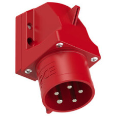 7725-6 Штекер CEE настінний з інвертором фаз 32A 5p 6h IP44