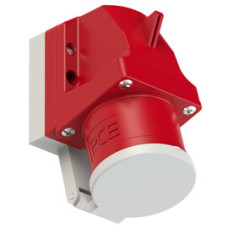 7725-6d Штекер CEE настінний з інвертором фаз 32A 5p 6h IP44