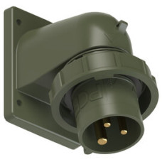 777232-6.u Штекер кутовий CEE 32A 3p 6h IP67 бронзово-зелений