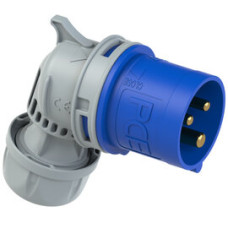 8013-6tt Штекер похилий CEE 16A 3p 6h IP44
