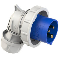 80232-6 Штекер похилий CEE 32A 3p 6h IP67