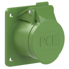 382-2f8v Розетка врізна CEE 60x70мм 16A 2p 24/42В AC 300Гц IP44/IP54