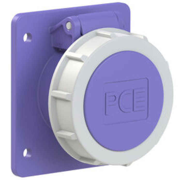 3622f87v Розетка врізна CEE 75x85мм 16A 2p 24В AC 50/60Гц IP66/IP67