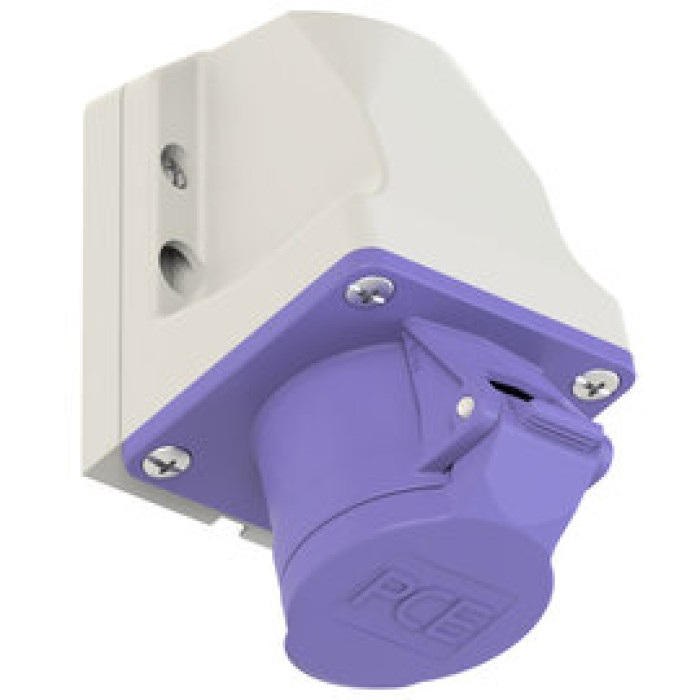 162v Розетка настінна CEE 16A 2p 24В AC 50/60Гц IP44