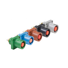 Розетка врізна PowerSyntax 480A N з накидною системою підключення, розмір M12