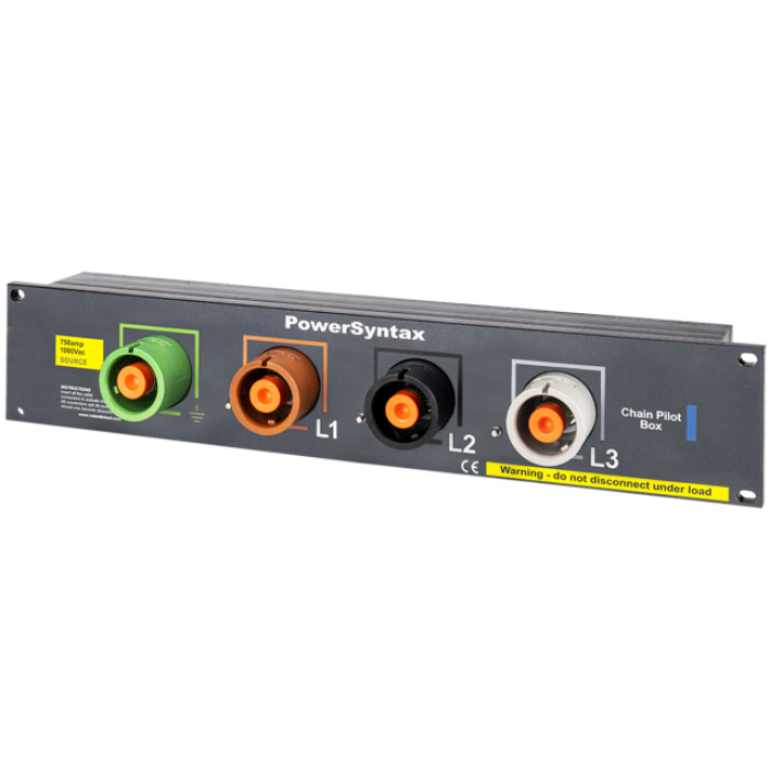 Розеточний PowerSyntax 19" Chain Pilot Box 4P 480A Розмір 2,5U
