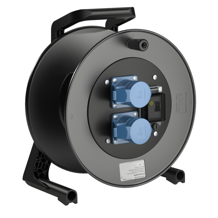 Кабельна котушка каучукова 2x16A3P+MCB
