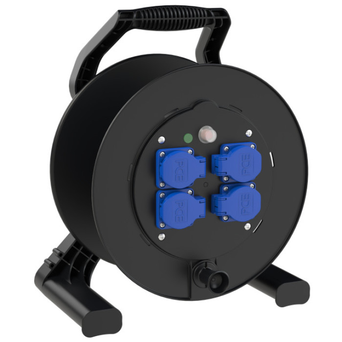 Кабельна котушка пластикова 4xSchuko