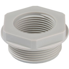 Перехідник редукційний KRM 50/40 RAL 7035 з M50x1,5 до M40x1,5